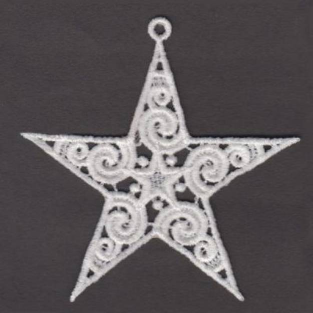 Picture of FSL Star Machine Embroidery Design