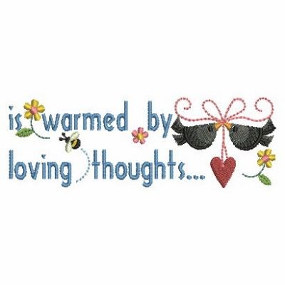 Loving Thoughts Machine Embroidery Design