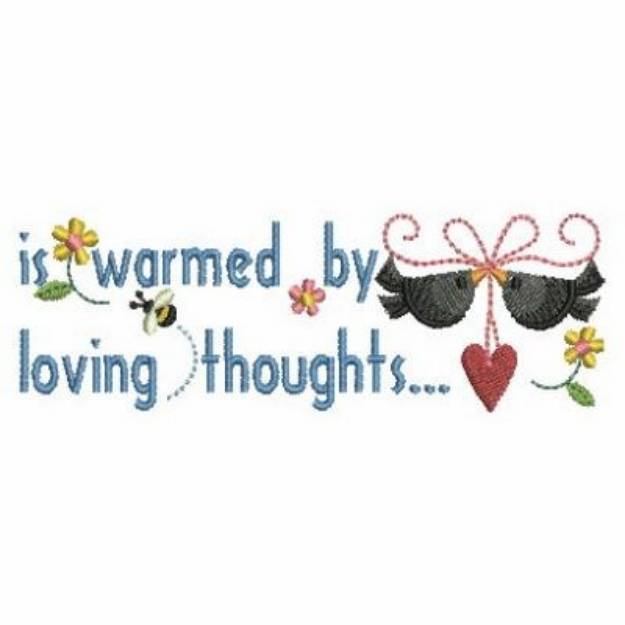 Picture of Loving Thoughts Machine Embroidery Design
