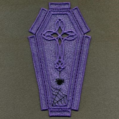 3D FSL Coffin Machine Embroidery Design