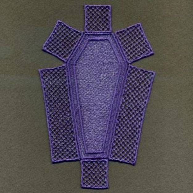 Picture of 3D FSL  Coffin Machine Embroidery Design
