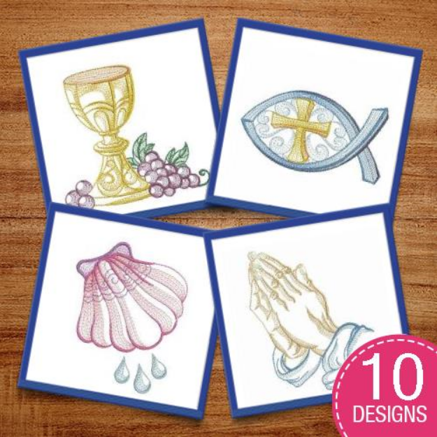 Picture of Communion 2 Embroidery Design Pack