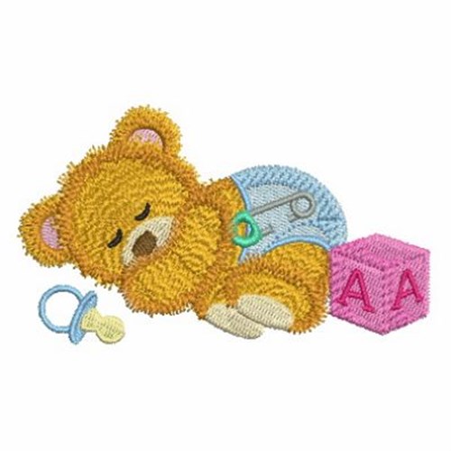 Baby Bear Machine Embroidery Design