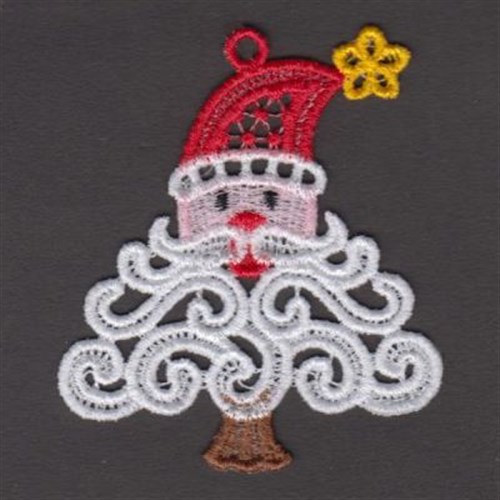 FSL Santa Machine Embroidery Design