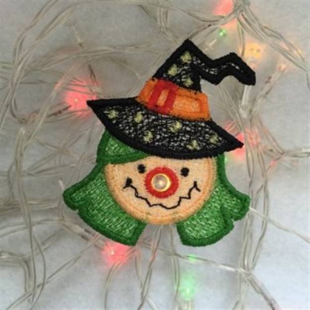 Picture of FSL Witch Light Machine Embroidery Design