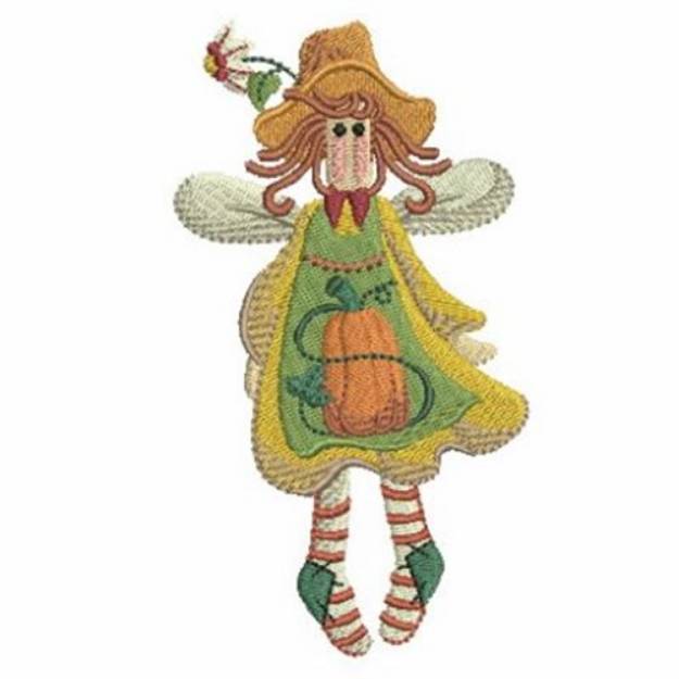 Picture of Autumn Angel Machine Embroidery Design
