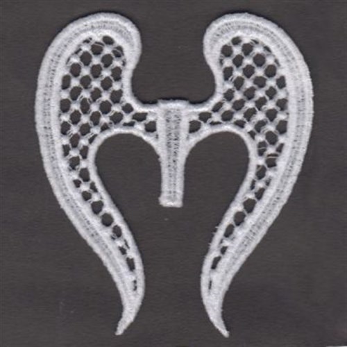 3D FSL Angels Wing Machine Embroidery Design