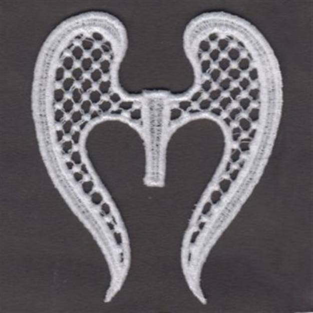 Picture of 3D FSL Angels Wing Machine Embroidery Design