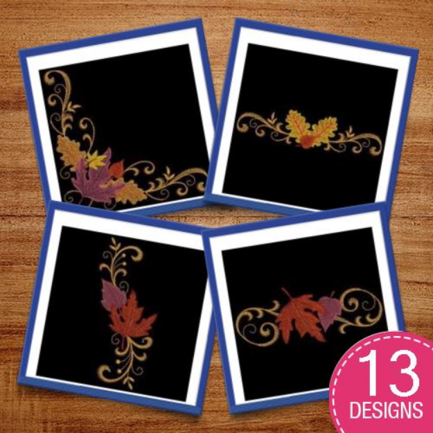 Picture of Autumn Splendor Embroidery Design Pack