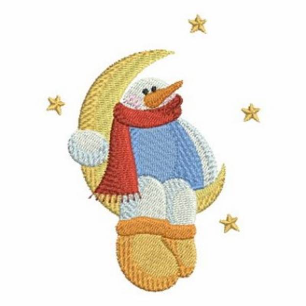 Picture of Country Snowman Machine Embroidery Design
