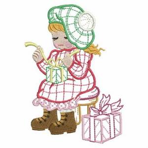 Picture of Christmas Kids Machine Embroidery Design
