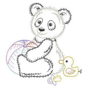 Picture of Vintage Baby Animals Machine Embroidery Design