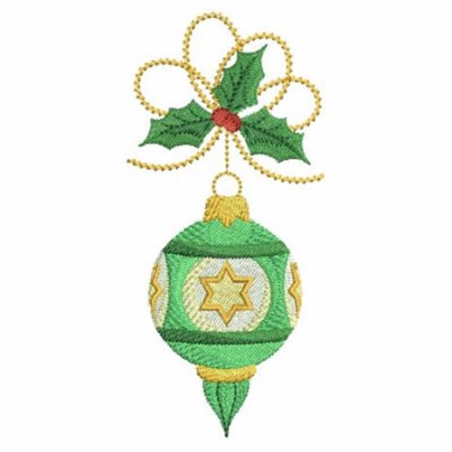 Classic Christmas Ornaments Machine Embroidery Design