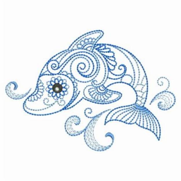 Picture of Vintage Sea Life Machine Embroidery Design