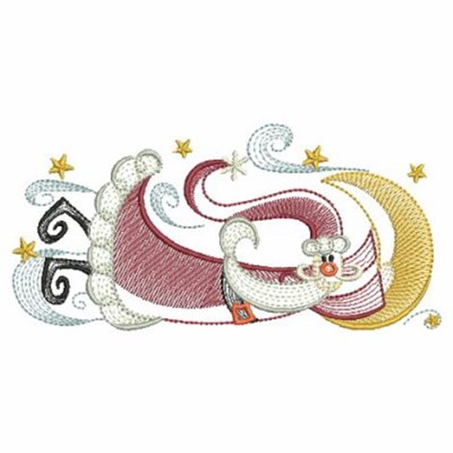 Country Christmas Machine Embroidery Design