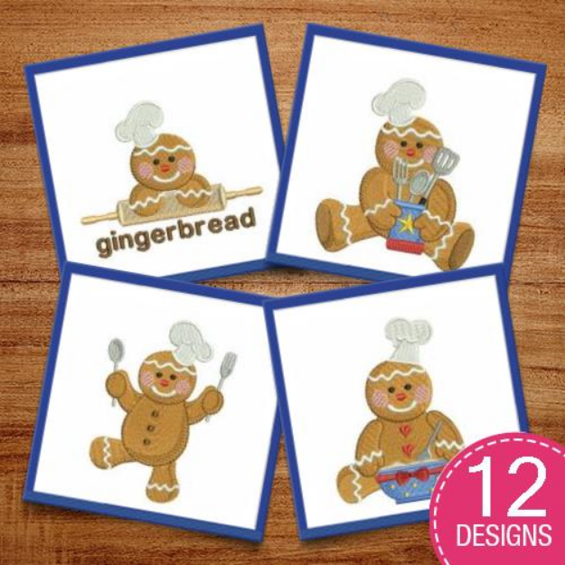 Picture of Ginger Chef 2 Embroidery Design Pack
