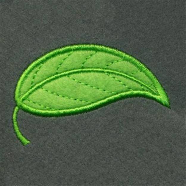 Picture of Applique Green Leaf Machine Embroidery Design
