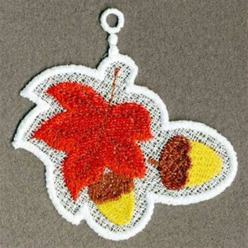 FSL Thanksgiving Ornament Machine Embroidery Design