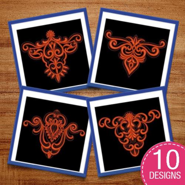 Picture of Heirloom Motif Embroidery Design Pack