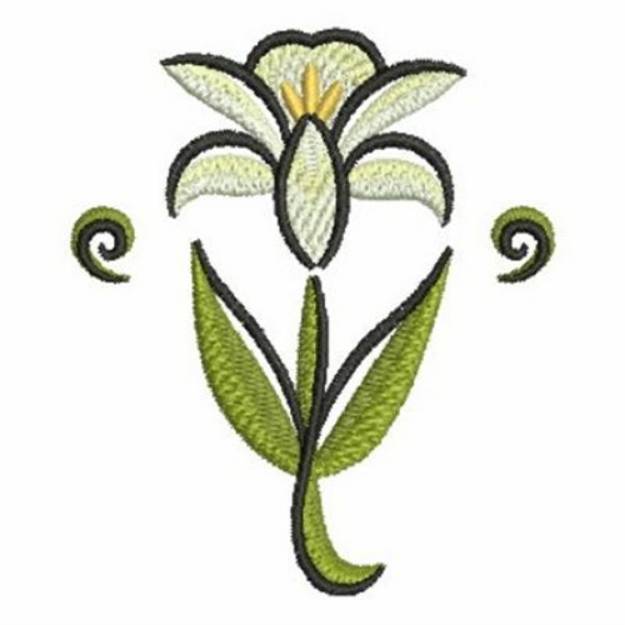 Picture of May Lily Machine Embroidery Design