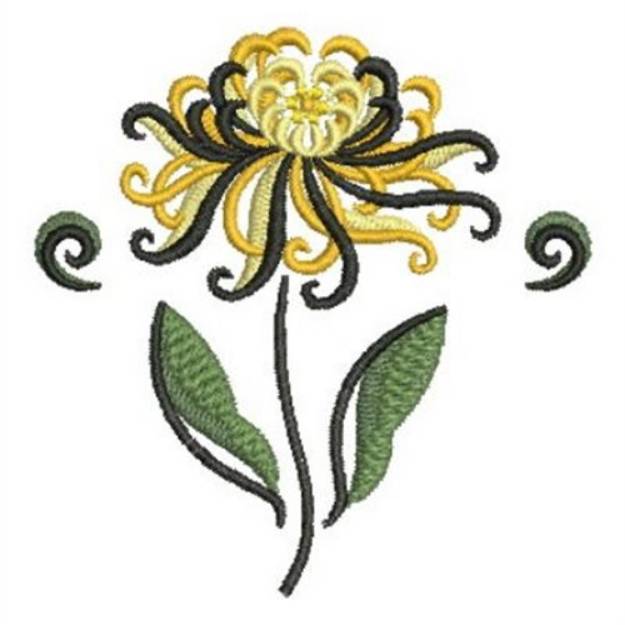 Picture of November Chrysanthemum Machine Embroidery Design