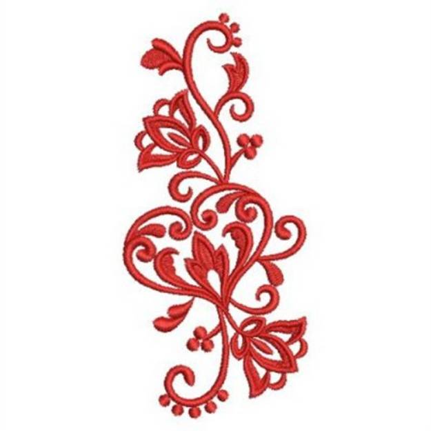 Picture of Heirloom Heart Damask Machine Embroidery Design
