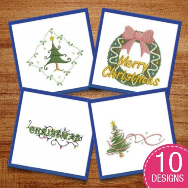 Picture of Christmas Embroidery Design Pack