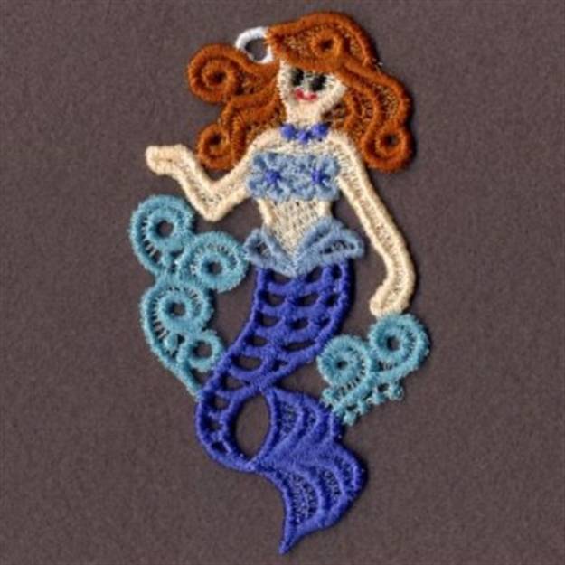 Picture of FSL Swirly Little Mermaid Machine Embroidery Design