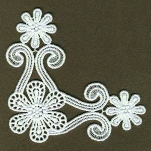 Picture of FSL Flower Lace 5 Machine Embroidery Design