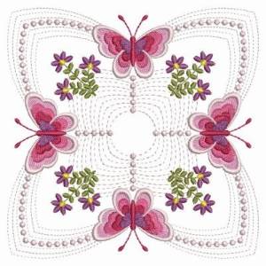 Picture of Gradient Butterfly Quilts 2 Machine Embroidery Design