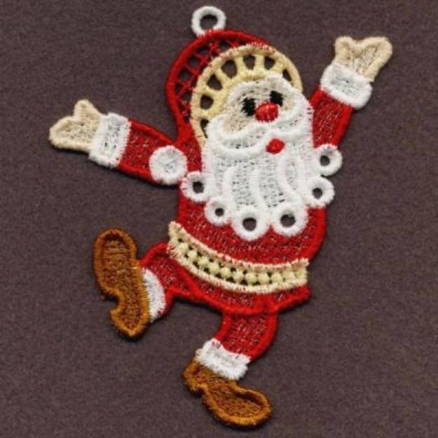 Picture of FSL Santa Claus Machine Embroidery Design