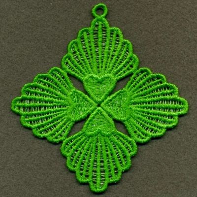 FSL Four Leaf Clover Machine Embroidery Design