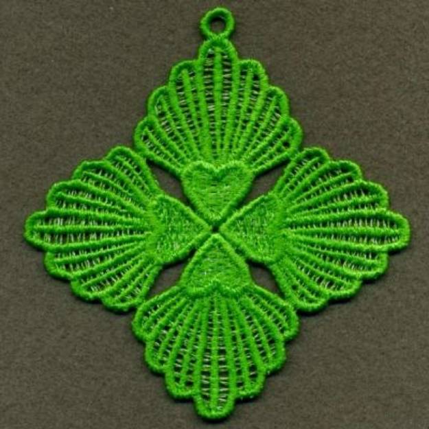 Picture of FSL Four Leaf Clover Machine Embroidery Design