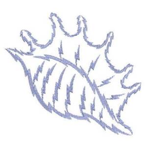 Picture of Seashell Silhouettes Machine Embroidery Design