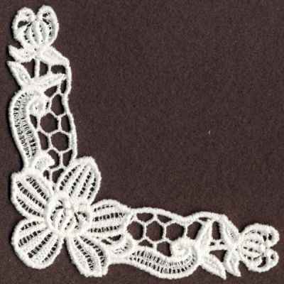 FSL Lace Corners Machine Embroidery Design