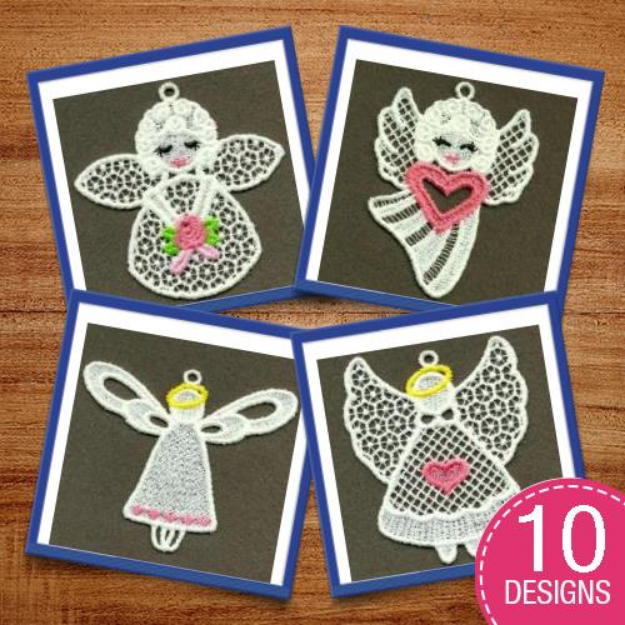 Picture of FSL Love Angels Embroidery Design Pack