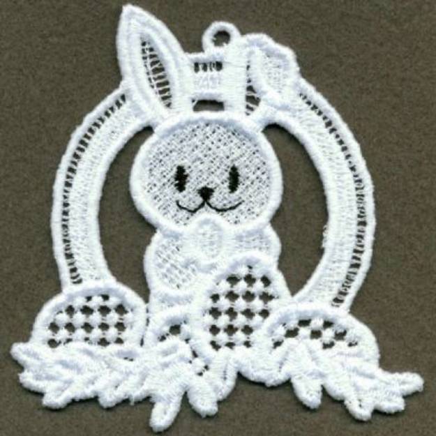 Picture of FSL Easter Ornament Machine Embroidery Design