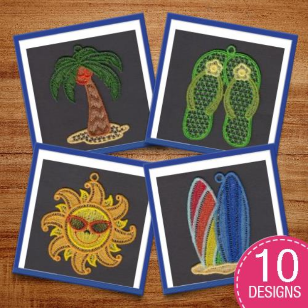 Picture of FSL Summer Embroidery Design Pack