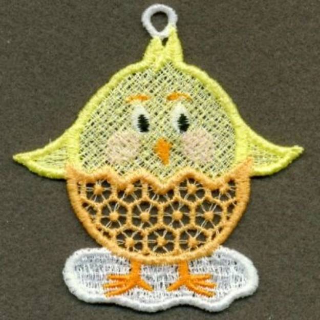Picture of FSL Easter Chick Machine Embroidery Design