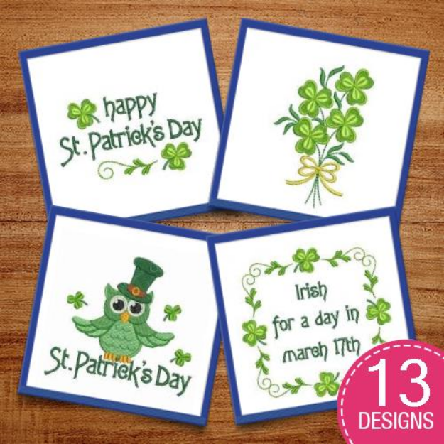 Picture of St.Patricks Day Embroidery Design Pack