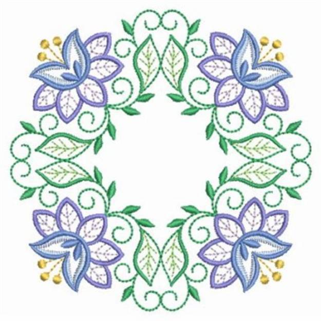 Picture of Jacobean Quilt Circle Machine Embroidery Design