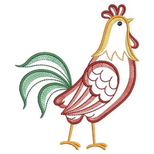 Chicken Machine Embroidery Design