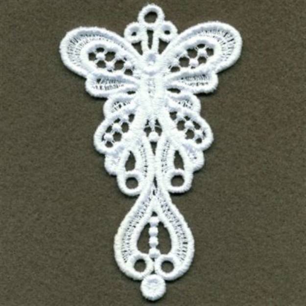 Picture of FSL Bookmark Butterfly Machine Embroidery Design