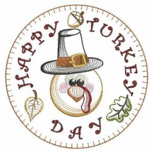 Picture of Turkey Day Machine Embroidery Design