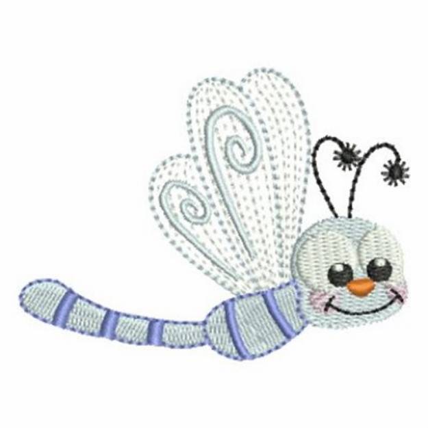 Picture of Cute Dragonfly Machine Embroidery Design