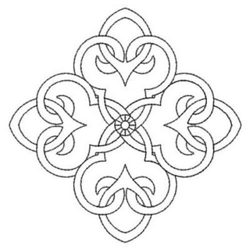 Celtic Quilt Decoration Machine Embroidery Design