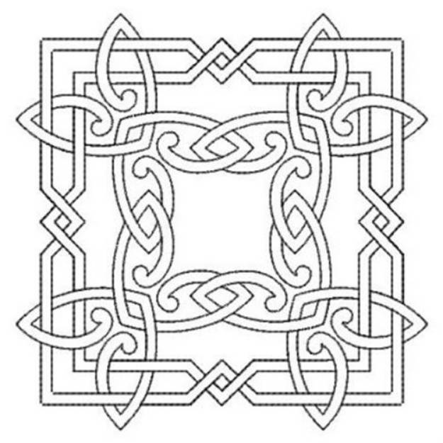 Picture of Celtic Quilt Block Machine Embroidery Design
