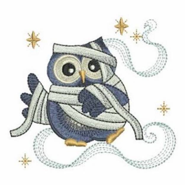 Picture of Mummy Owl Machine Embroidery Design
