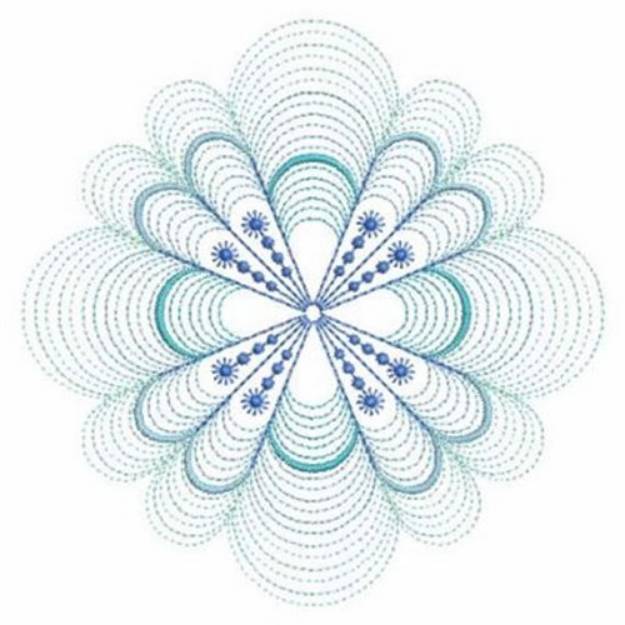 Picture of Rippled Fancy Quilt Machine Embroidery Design