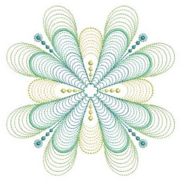 Picture of Rippled Quilt Machine Embroidery Design